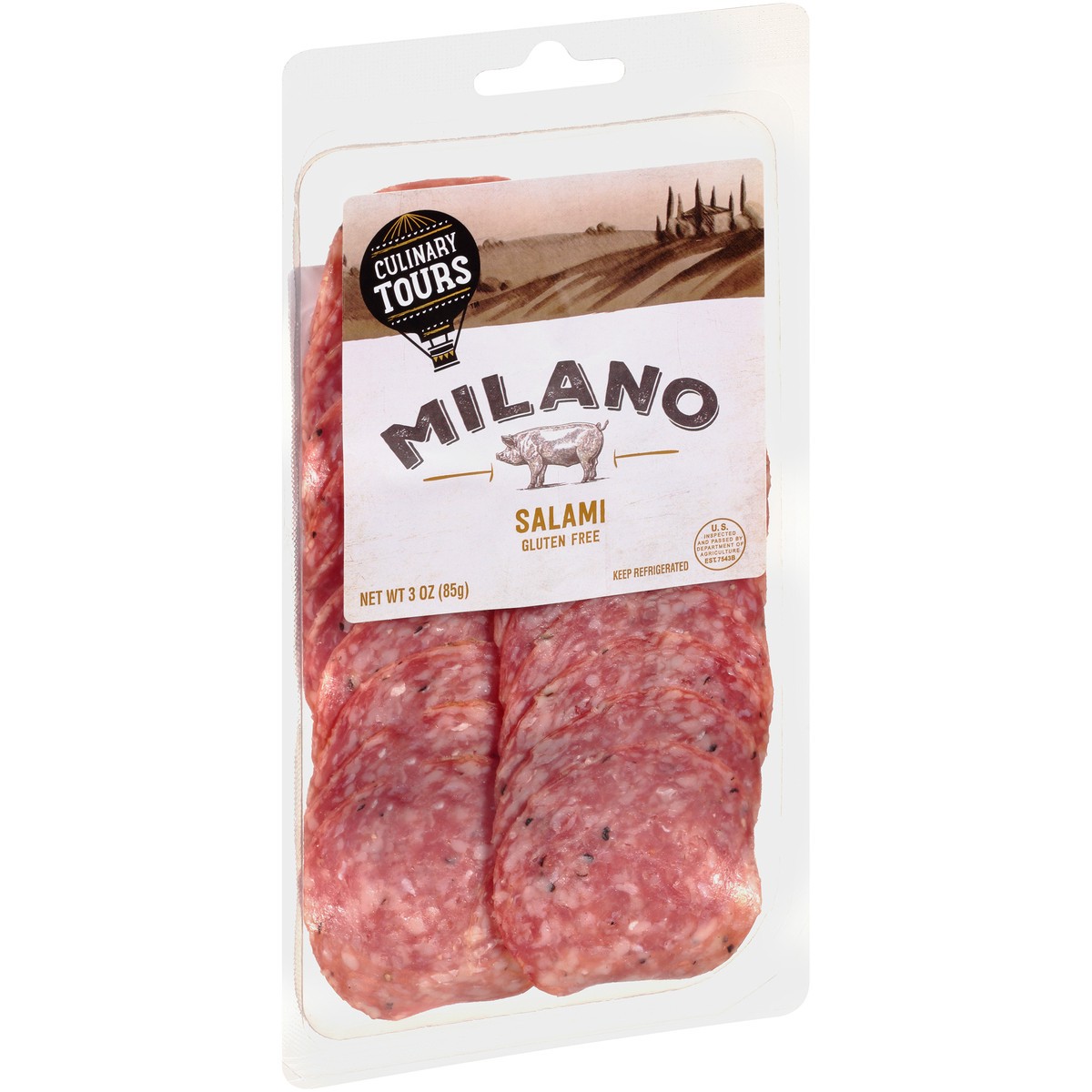 slide 4 of 4, Culinary Tours Milano Salami, 3 oz