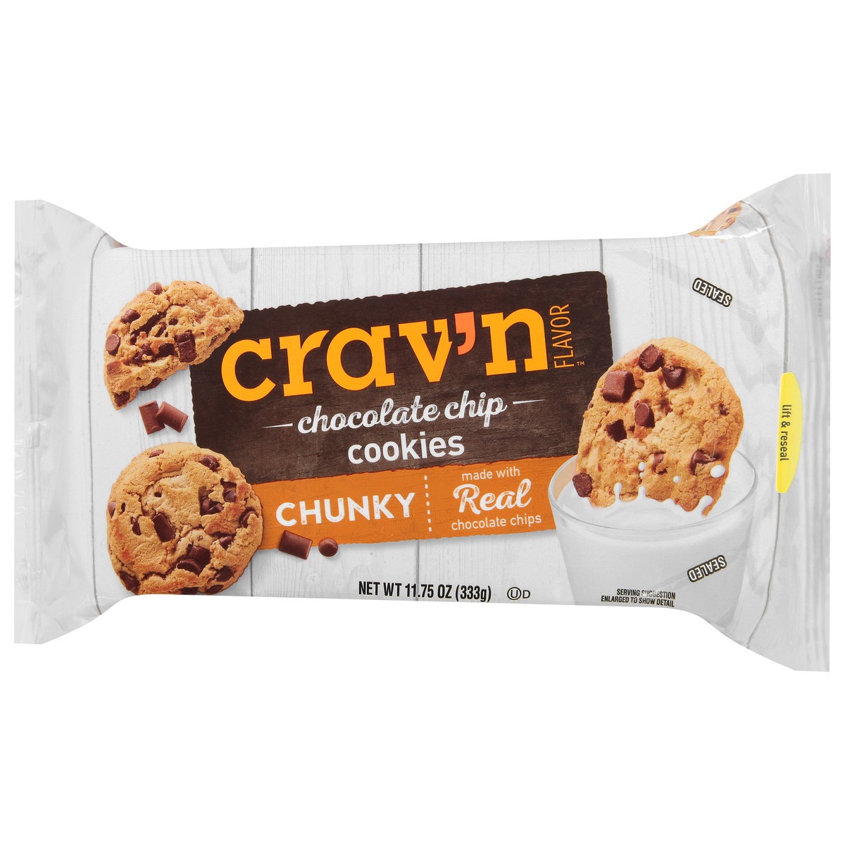 slide 3 of 9, Crav'n Flavor Chunky Chocolate Chip Cookies 11.75 oz, 11.75 oz