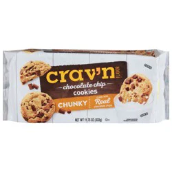 Crav'n Flavor Chunky Chocolate Chip Cookies 11.75 oz