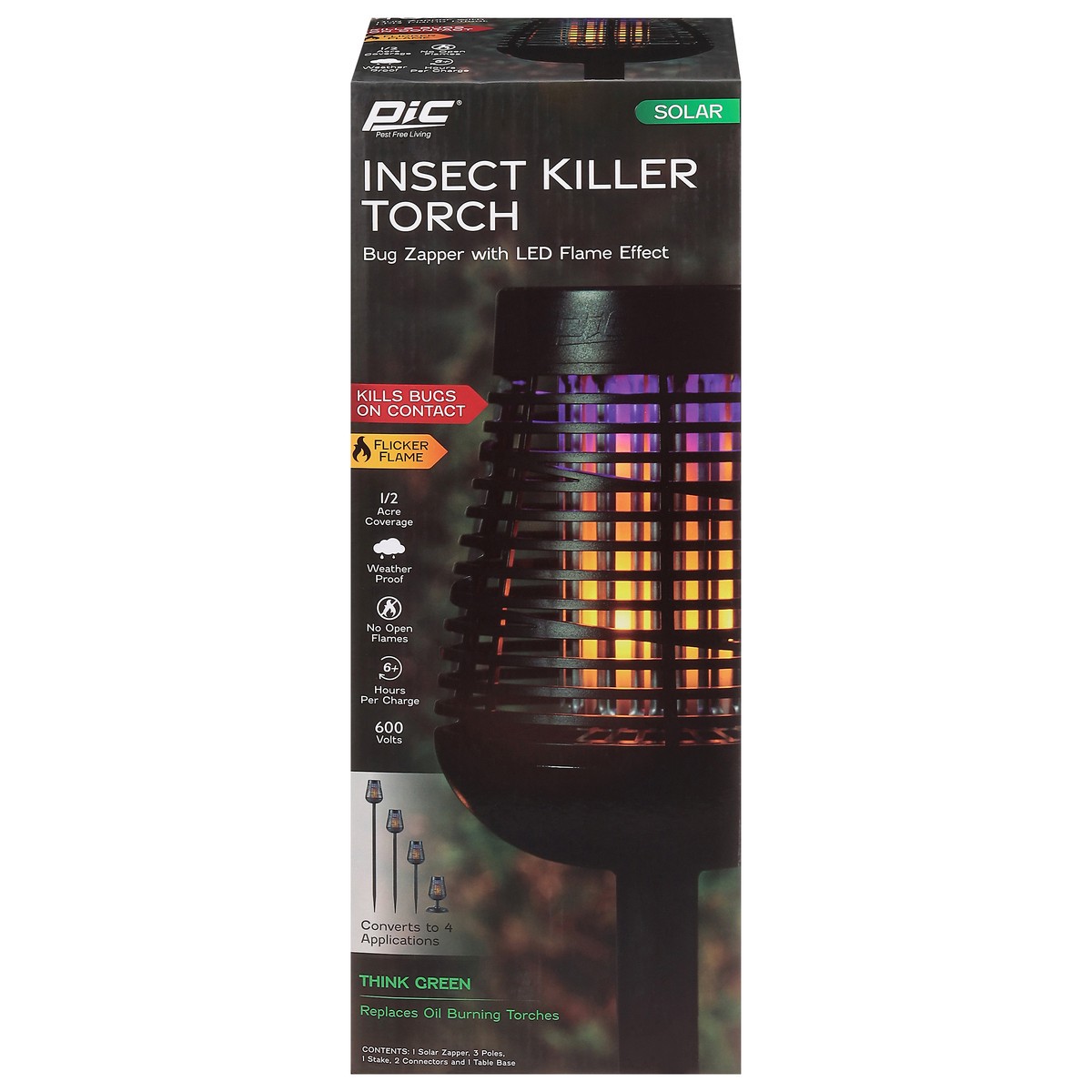 slide 1 of 11, PIC Solar Insect Killer Torch 1 ea, 1 ct