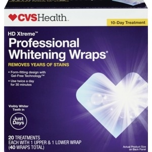 slide 1 of 1, CVS Health Professional Whitening Wraps, 20 ct