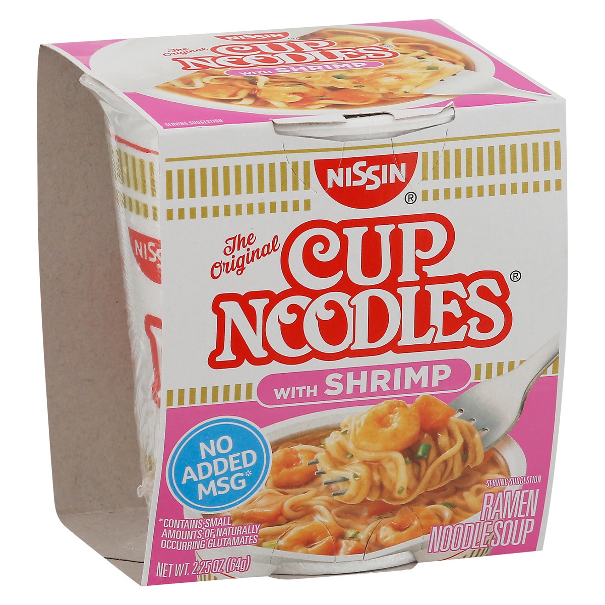 slide 4 of 9, Nissin Cup Noodles with Shrimp Ramen Noodle Soup 2.25 oz, 2.25 oz