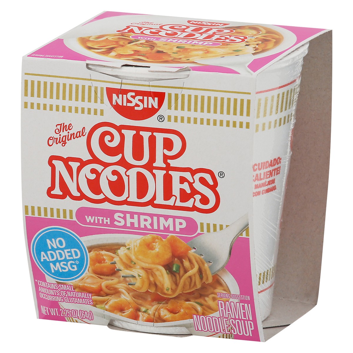 slide 6 of 9, Nissin Cup Noodles with Shrimp Ramen Noodle Soup 2.25 oz, 2.25 oz