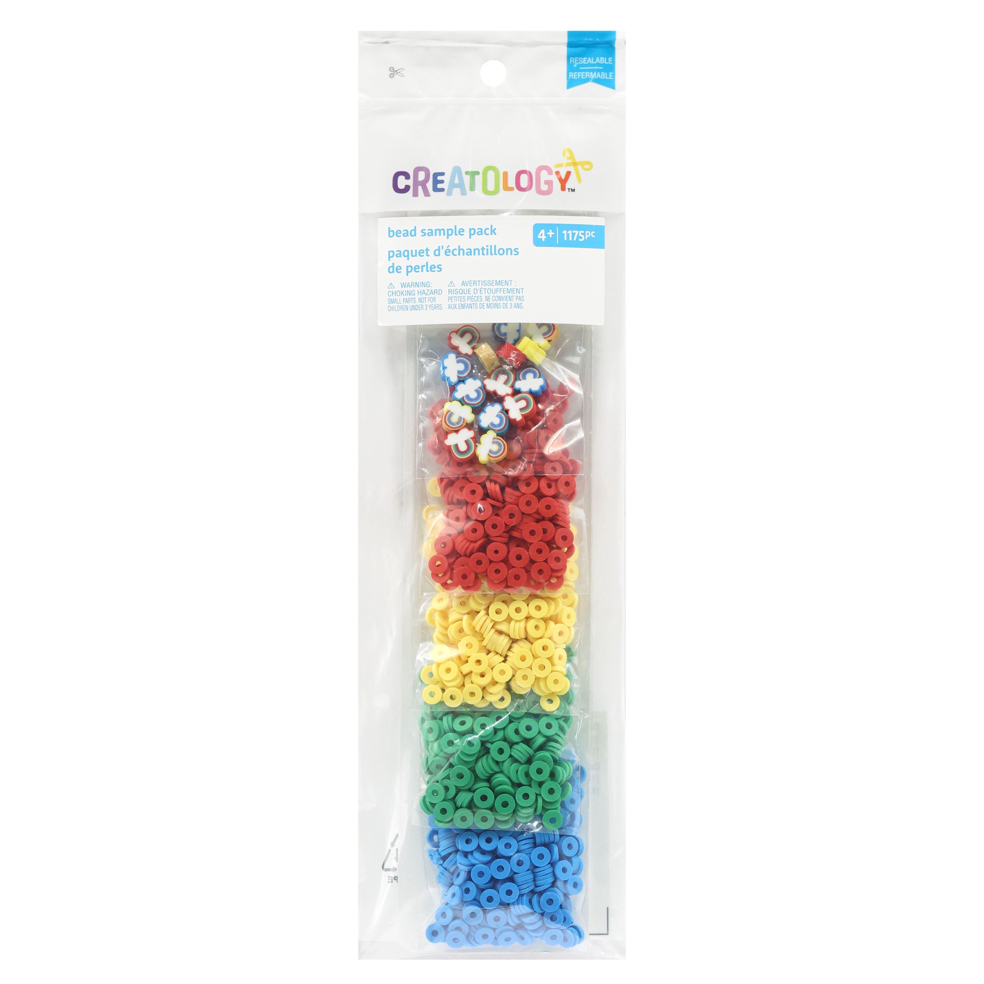 slide 3 of 3, Rainbow Clay Bead Sample Pack By Creatology, 1 ct