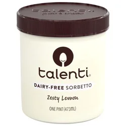Talenti Dairy-Free Sorbetto Zesty Lemon 1 pint