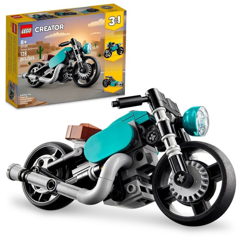 slide 1 of 31, Lego Creator 3In1 Vintage Motorcycle, 128 ct