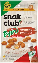 Snak Club Tajin Crch Pean - 2.25 oz