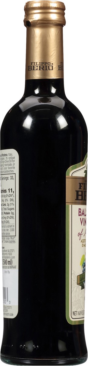 slide 9 of 9, Filippo Berio Balsamic Vinegar of Modena 16.9 fl oz, 16.9 fl oz