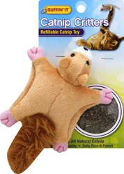 Ruffin' It Catnip Toy Critters Refillable Pack - 1 ea