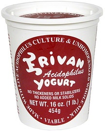 slide 1 of 1, Erivan Plain Acidophilus Yogurt, 16 oz