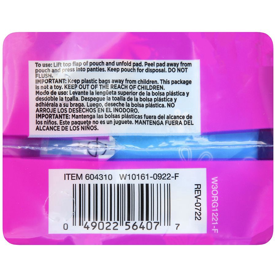 slide 3 of 5, Walgreens Pantiliner Thin Regular Unscented, 20 ct