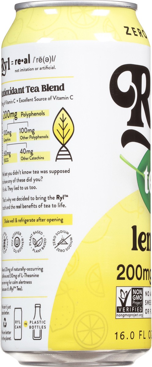 slide 8 of 13, The Ryl Co. Ryl Lemon Iced Tea - 16 fl oz, 16 fl oz