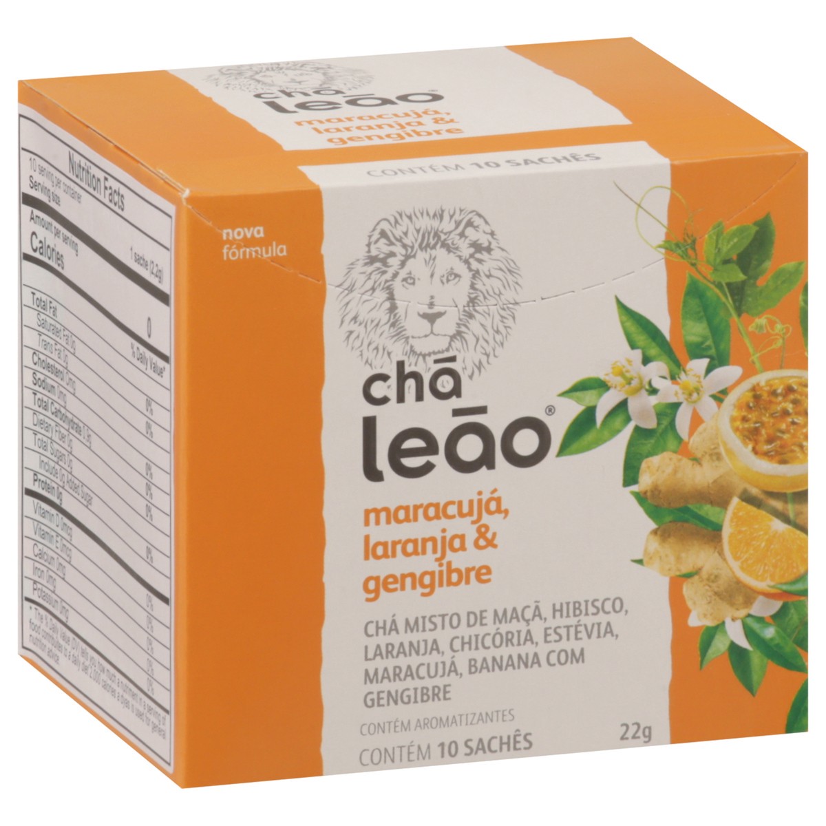 slide 4 of 4, Cha Leao Tea 10 Sachets, 7 oz