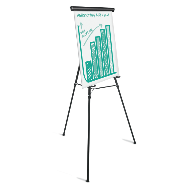 slide 1 of 1, Office Depot Brand Heavy Duty Presentation Easel, Black, 1 ct