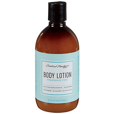 slide 1 of 1, Central Market Fragrance Free Body Lotion, 16.9 oz