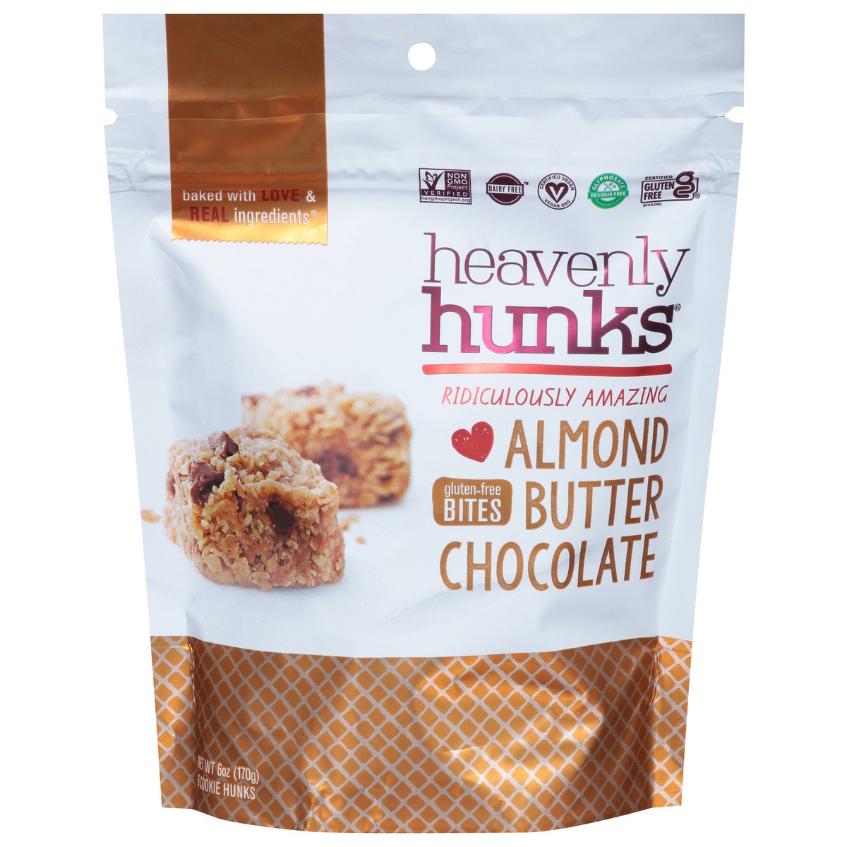 slide 12 of 14, Heavenly Hunks Almond Butter Chocolate Hunks 6 ea, 6 ct