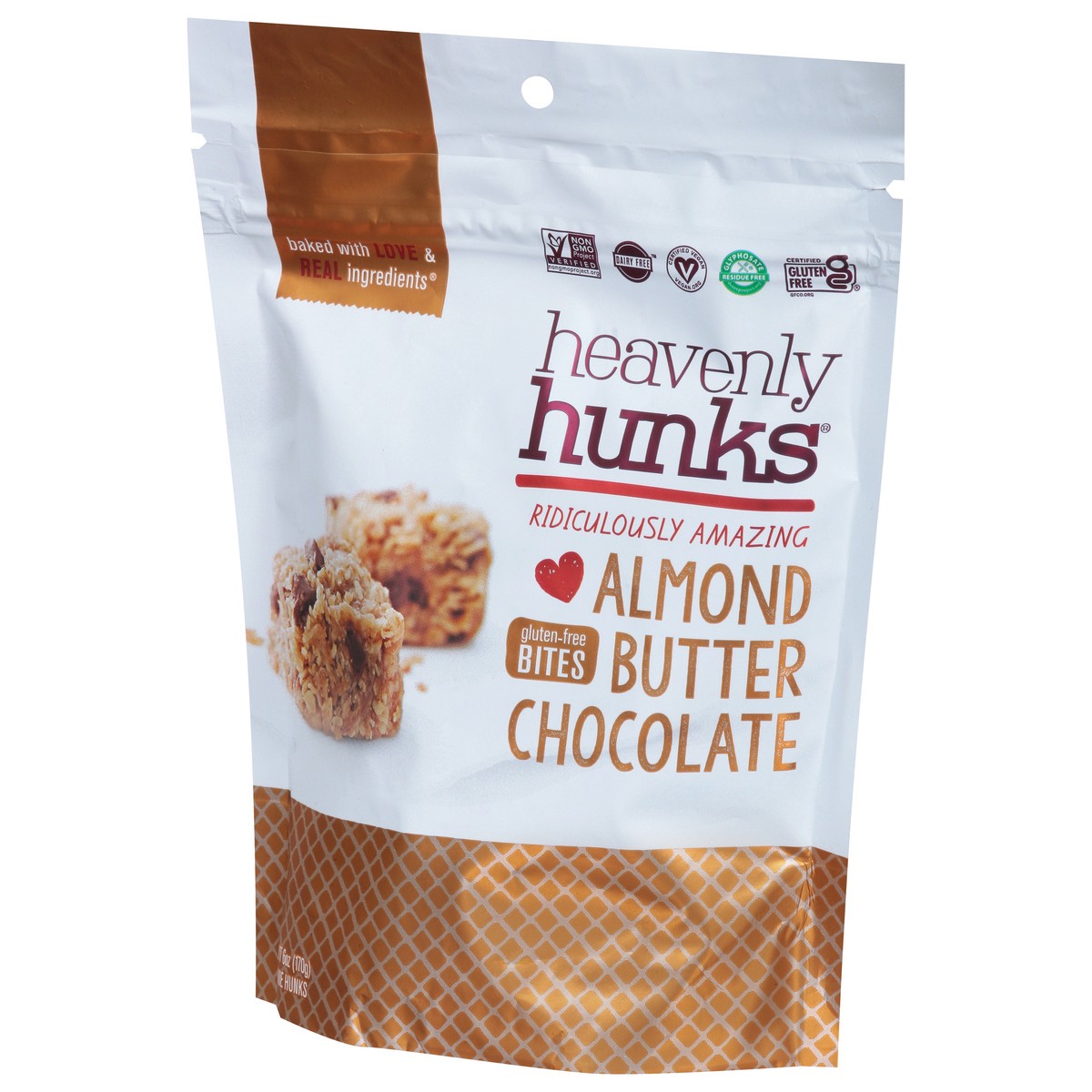 slide 6 of 14, Heavenly Hunks Almond Butter Chocolate Hunks 6 ea, 6 ct