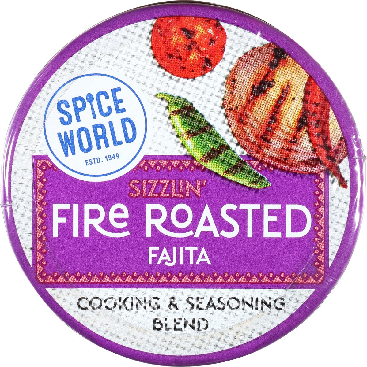 slide 9 of 9, Spice World Sizzlin' Fire Roasted Fajita Cooking & Seasoning Blend 6.5 oz, 6.5 oz