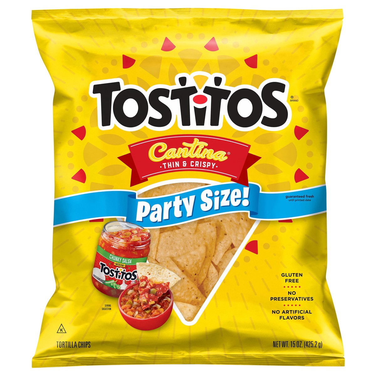 slide 1 of 6, Tostitos Cantina Tortilla Chips Thin & Crispy 15 Oz, 15 oz