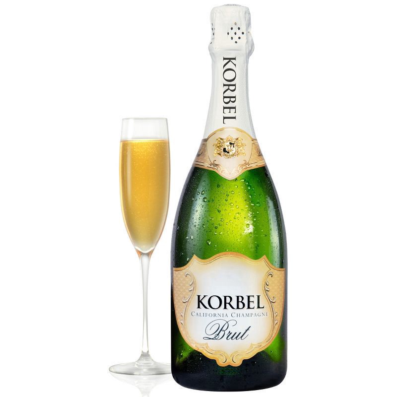slide 1 of 1, Korbel Brut Champagne Bottle, 750 ml