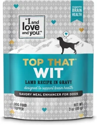 I and Love and You Brain Health Lamb Recipe in Gravy Dog Food Topper, 3 oz