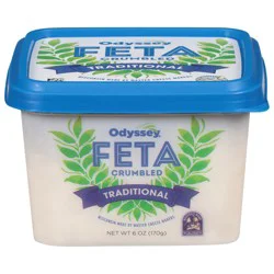 Odyssey Crumbled Traditional Feta 6 oz