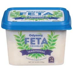 Odyssey Crumbled Traditional Feta 6 oz