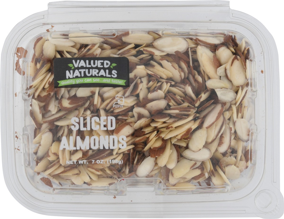 slide 6 of 9, Valued Naturals Tub Almond Sliced, 7 oz