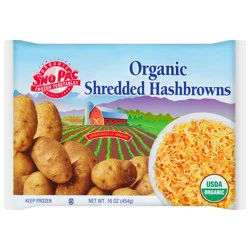 Sno Pac Organic Shredded Hashbrowns 16 oz