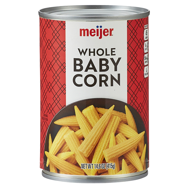slide 1 of 1, Meijer Whole Baby Corn, 14.6 oz