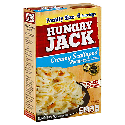 slide 1 of 1, Hungry Jack Creamy Scalloped Potatoes, 6.1 oz