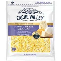 Cache Valley Four Cheese Mexican Fine Shredded Cheese