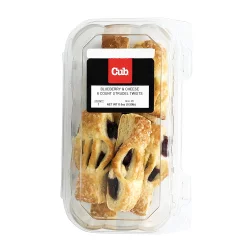 Cub Bakery Blueberry Strudel Twists, 6 Each
