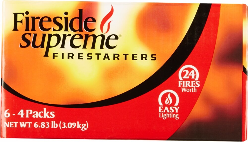 slide 1 of 1, Fireside Supreme Firestarters, 24 ct