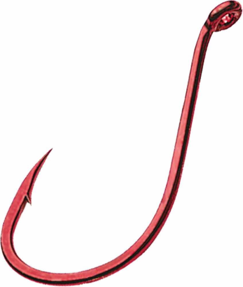 slide 1 of 1, Gamakatsu Size 1 Octopus Fishing Hooks - Red, 8 ct