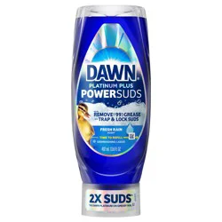 Dawn Platinum Plus Dishwashing Liquid Fresh Rain Scent