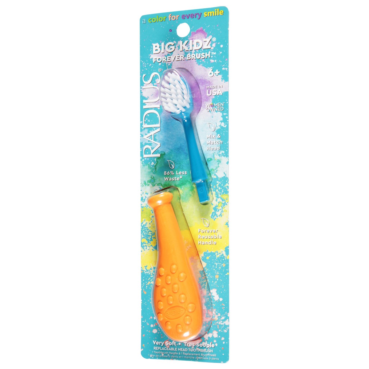 slide 7 of 9, Radius Big Kid Toothbrush - Each, 1 ct