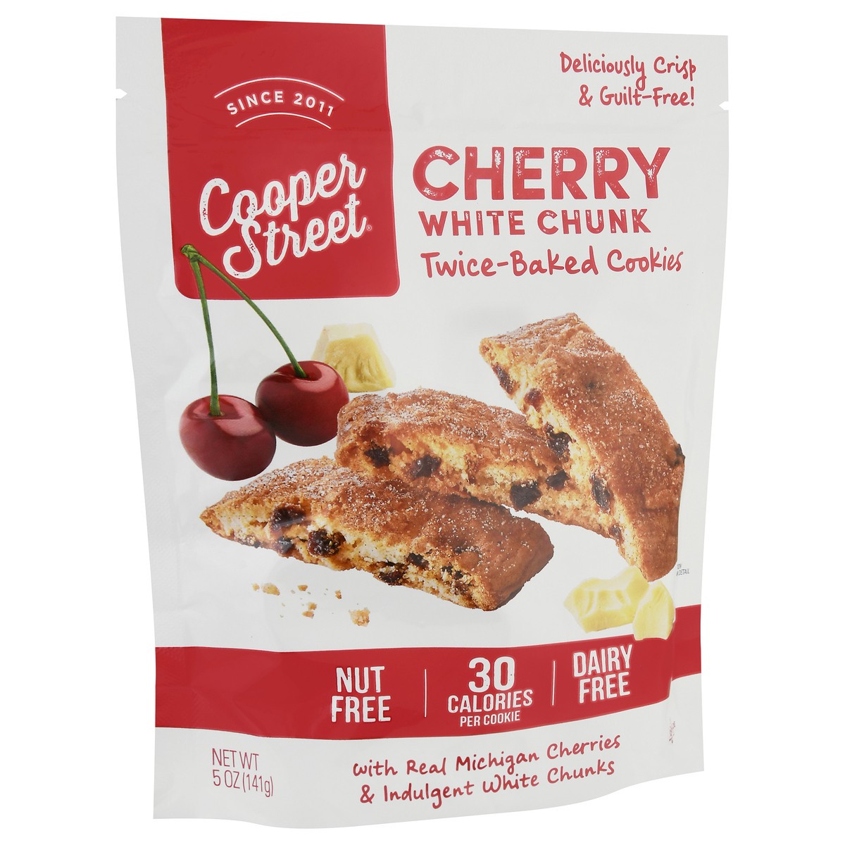 slide 2 of 14, Cooper Street Cookies Twice Baked Cherry White Chunk Cookies 5 oz, 5 oz