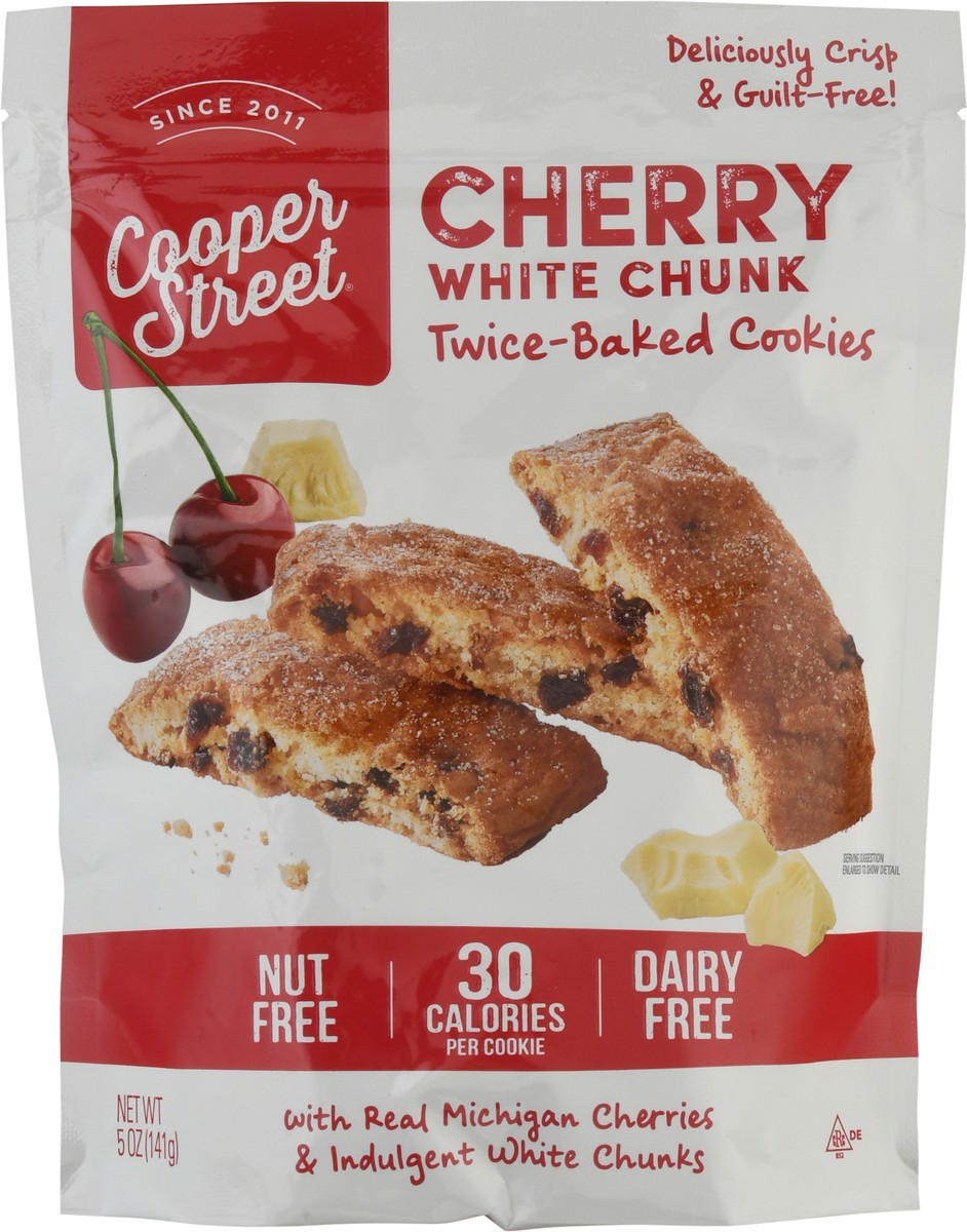 slide 13 of 14, Cooper Street Cookies Twice Baked Cherry White Chunk Cookies 5 oz, 5 oz