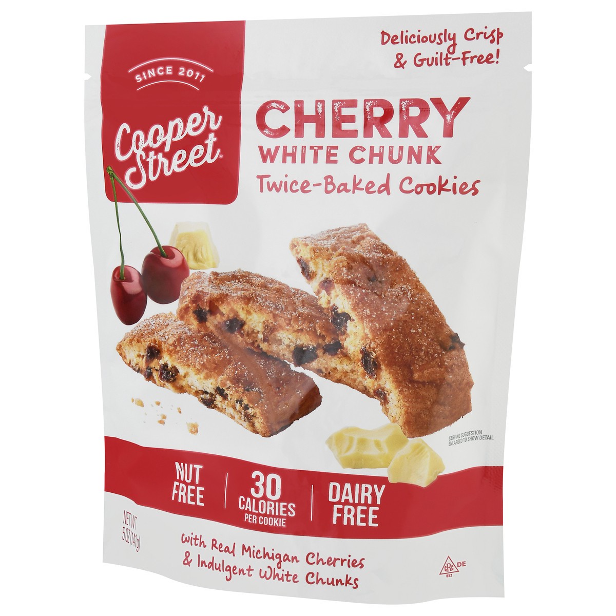 slide 12 of 14, Cooper Street Cookies Twice Baked Cherry White Chunk Cookies 5 oz, 5 oz