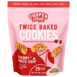 Cooper Street Cookies Cookies Twice Baked Cherry White Chip Mini Cookies 5 oz