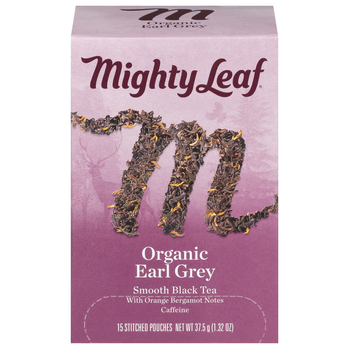 slide 1 of 1, Mighty Leaf Whole Leaf Tea Organic Mint Melange No Caffeine Stitched Tea, 15 ct