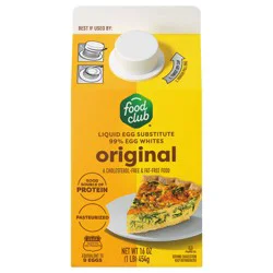 Food Club Original Liquid Egg Substitute 16 oz