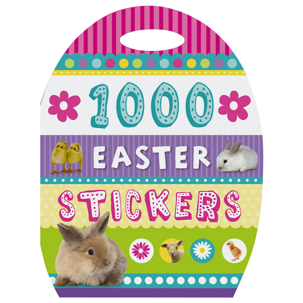slide 1 of 1, 1000 Easter Stickers By Make Believe Ideas, 56 pages