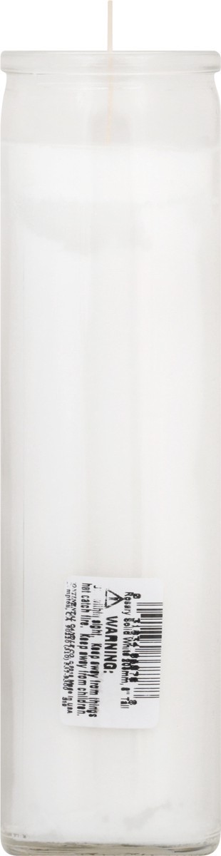 slide 3 of 11, Continental Rosemary Solid White Candle 1 ea, 1 ct