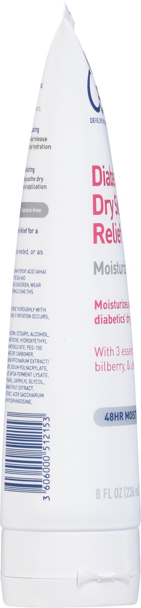 slide 3 of 10, CeraVe 48 Hr Diabetics Dry Skin Relief Moisturizing Cream 8 fl oz, 8 fl oz