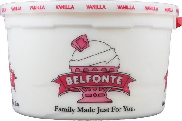 slide 1 of 1, Belfonte Vanilla Ice Cream Pail, 4 qt