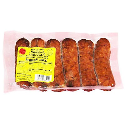 slide 1 of 1, Beasley's Smokehouse Smoked Regular Pork Links, 16 oz