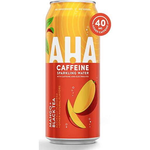 slide 1 of 1, AHA Mango + Black Tea, 16 oz