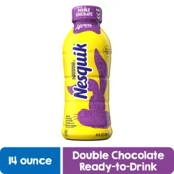 Nesquik Low Fat Double Chocolate Milk